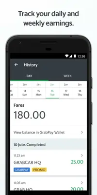 Grab Driver android App screenshot 3